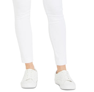 Calça Maternidade Maternidade Feminina The Maia Secret Fit Barriga Skinny Tornozelo Branca Tamanho Médio