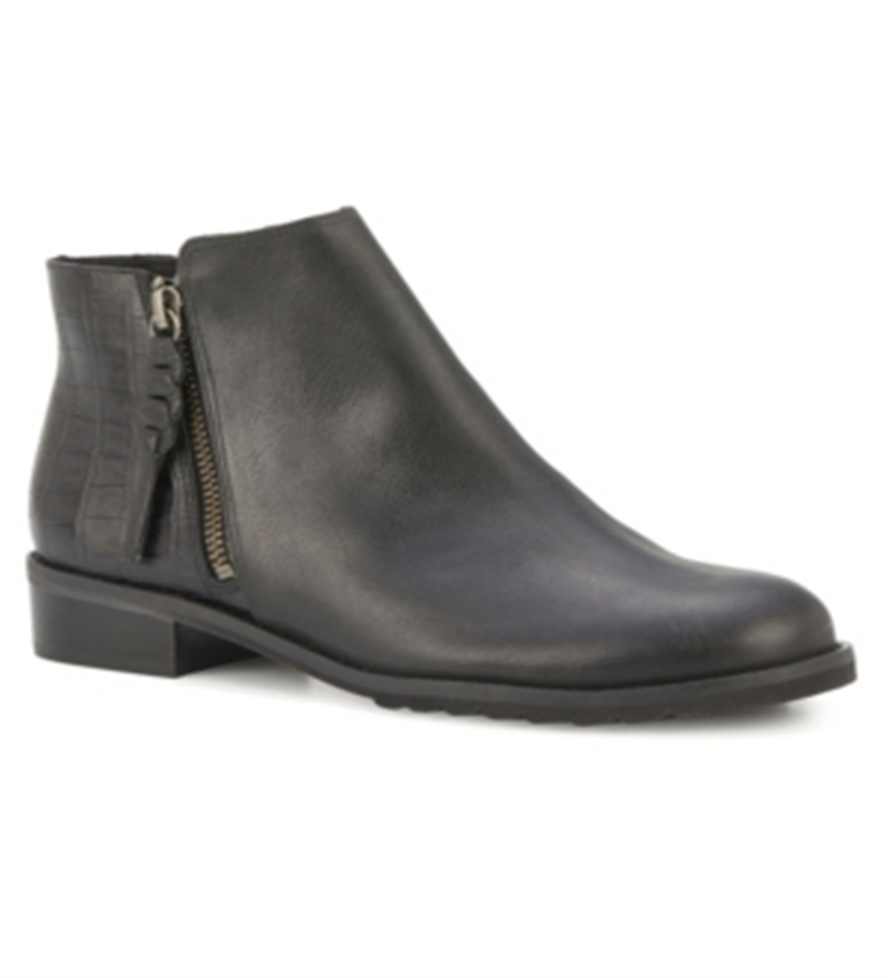 Botas femininas Kason da Walking Cradles, pretas, tamanho 8,5 WW (EE)