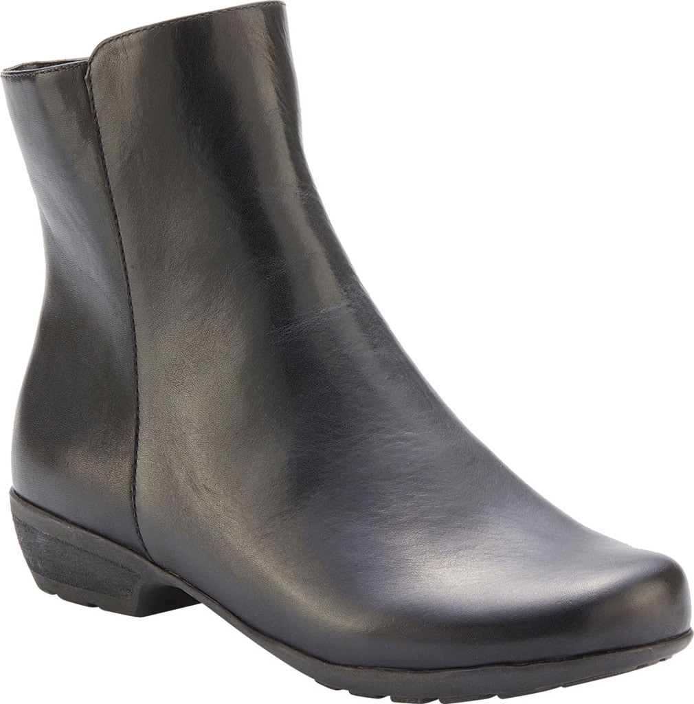 Bota feminina Elsie Walking Cradles preta tamanho 6 WW (EE)