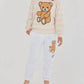 Sasha+Z - Bear Printed Cotton Sweatshirt