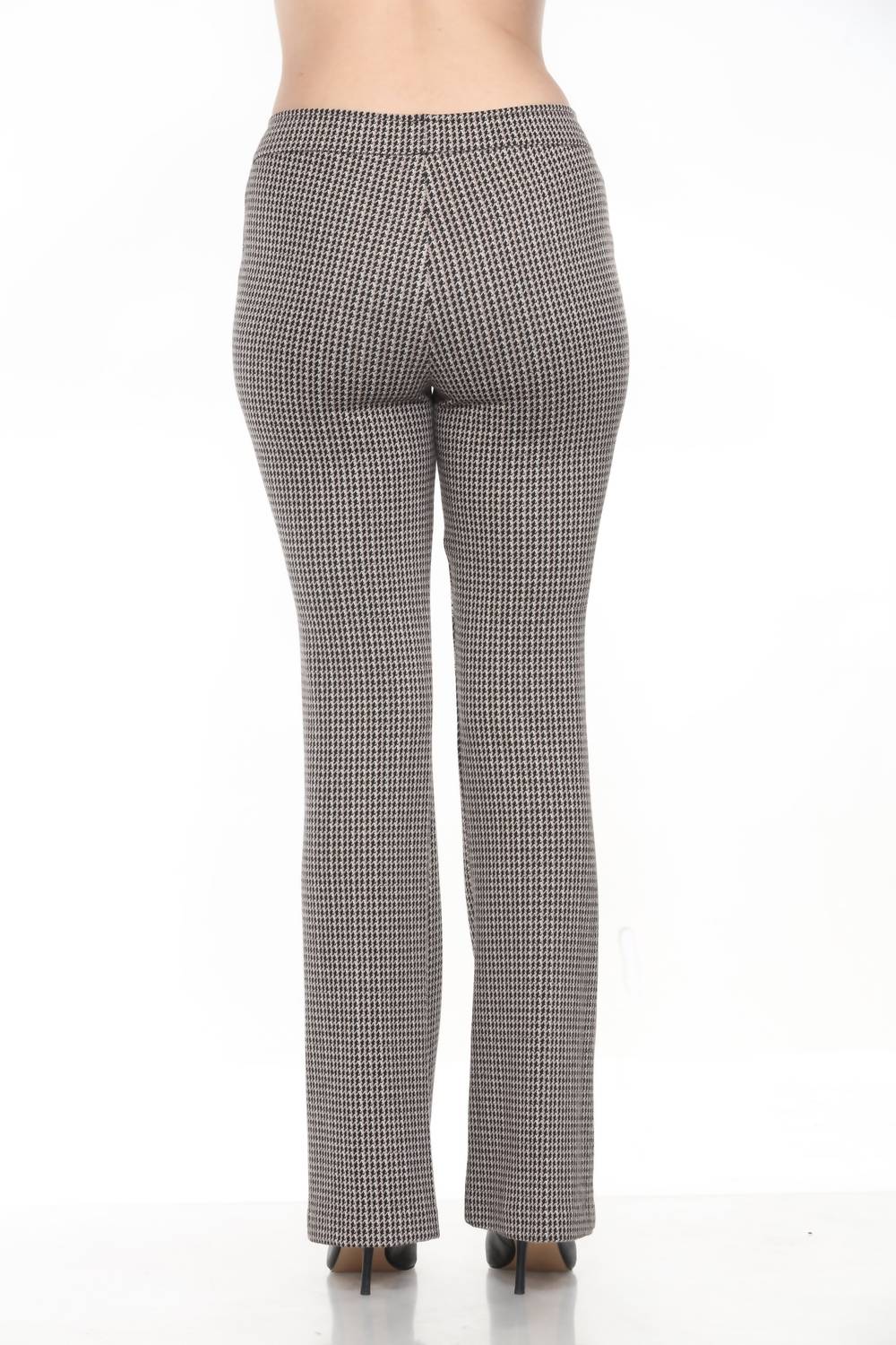 Joseph Ribkoff - Houndstooth Pull On Flared Pant
