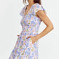 Greylin - Sally Floral Smocked Dress