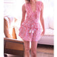 Bell By Alicia Bell - Pleated Smocked Mini Skirt