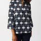 Joseph Ribkoff - Geometric Jacquard Blouse/Jacket