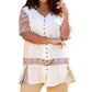 On The Plus Side - Short Sleeve Round Neck Tonya Blouse - Plus
