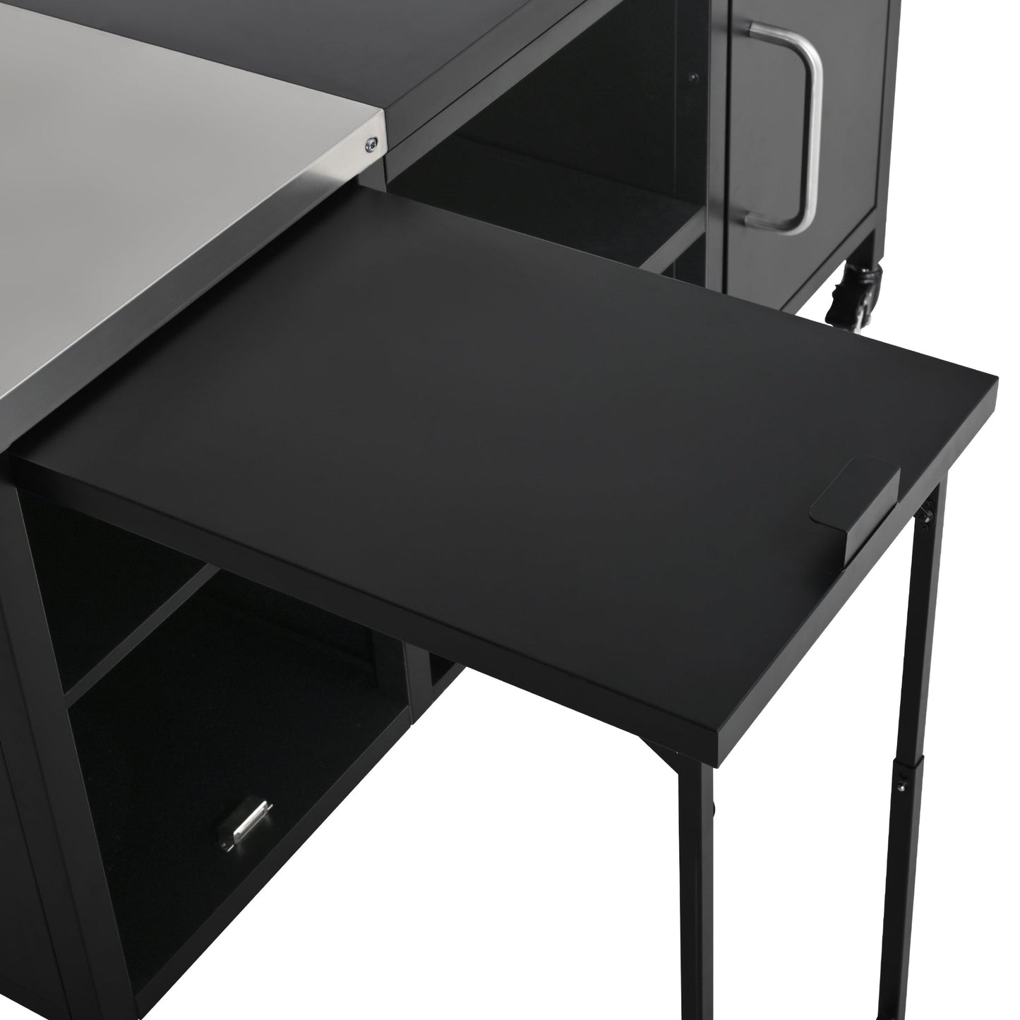 K&K 72.4' Large Grill Table for Big Green Egg