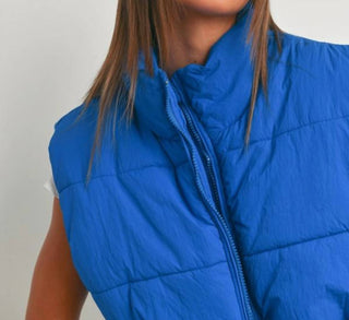 Buttermelon - Zip-Up Crop Vest
