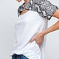 Wholesale Fashion Square - Plus Size Cutout Neck Tee