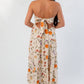 Bailey Rose - Pumpkin Harvest Strapless Midi Dress