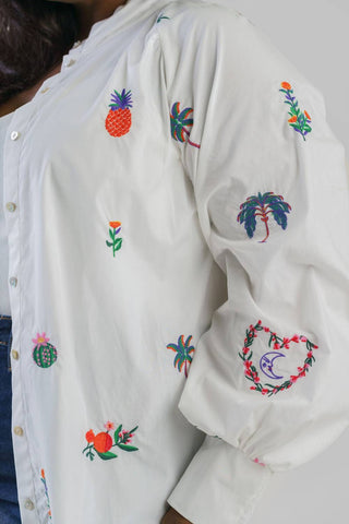 Emily Lovelock - Camisa Mona com botões - Plus