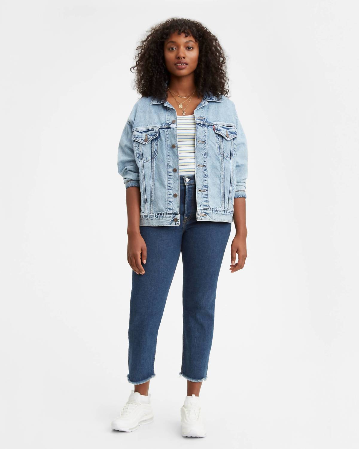 Levi'S - Wedgie High Waist Ankle Straight Leg Jeans