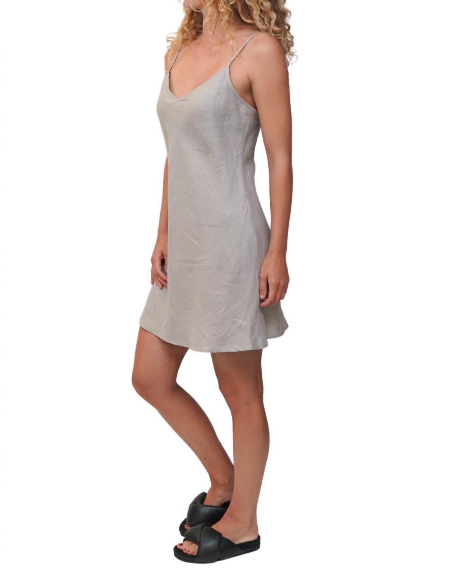 Enza Costa - Linen Bias Slip Dress