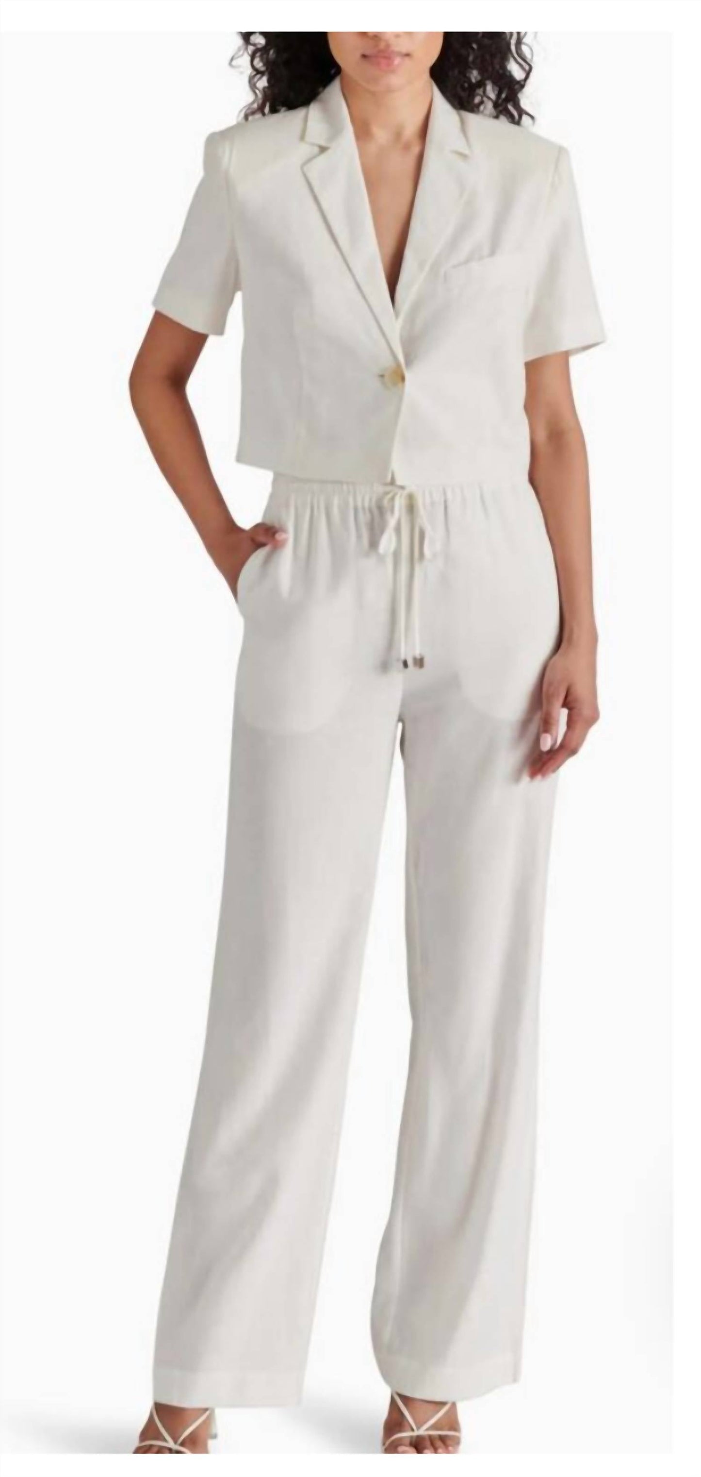 Steve Madden - 2 Piece Outfit Fayette Crop Blazer & Pant