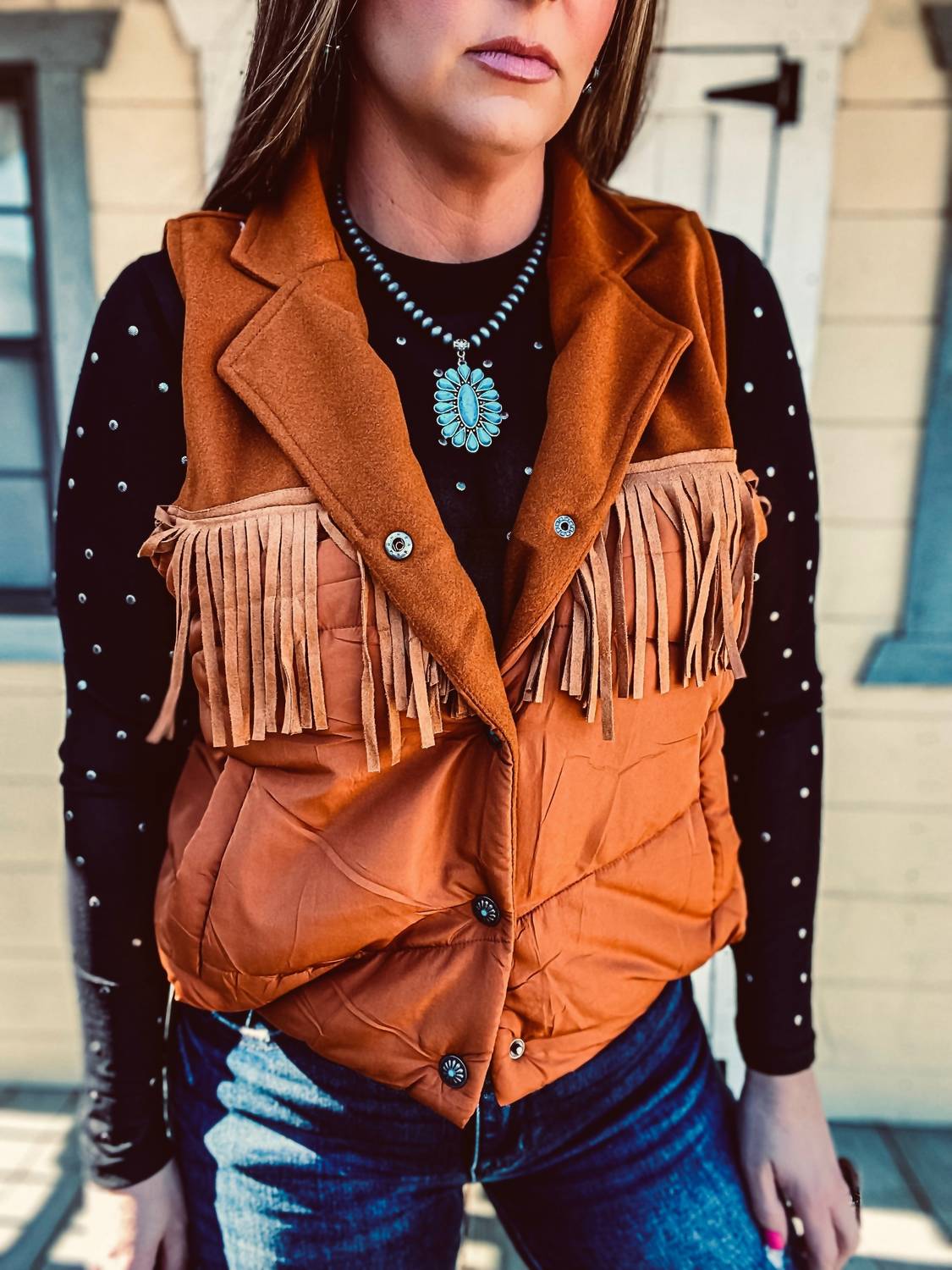 2Flyco - Eastwood Fringe Vest