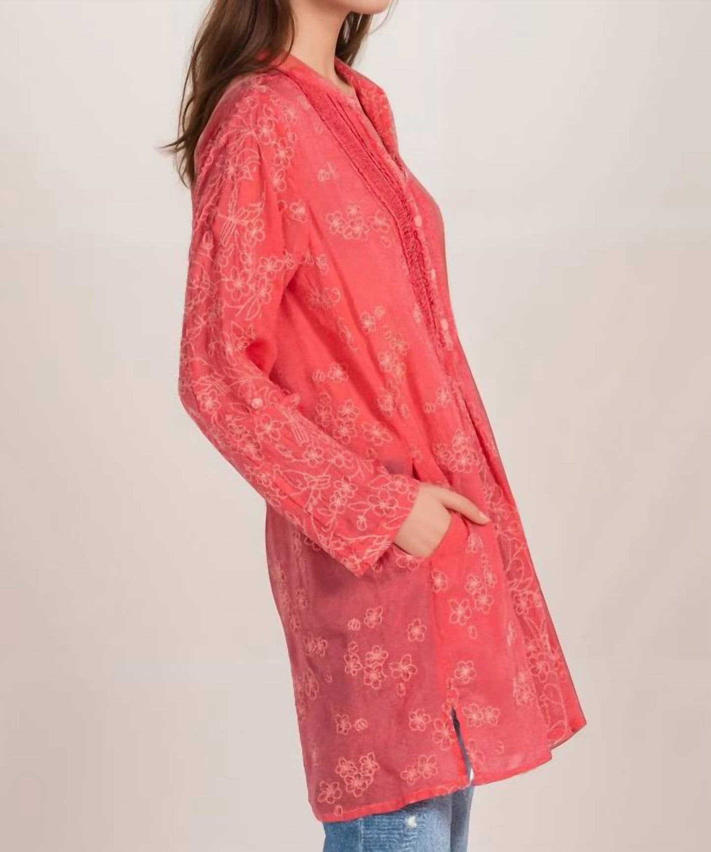 Johnny Was - Birdie Marisol Embroidered Tunic Top