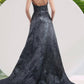Janique - Halter Peplum Gown