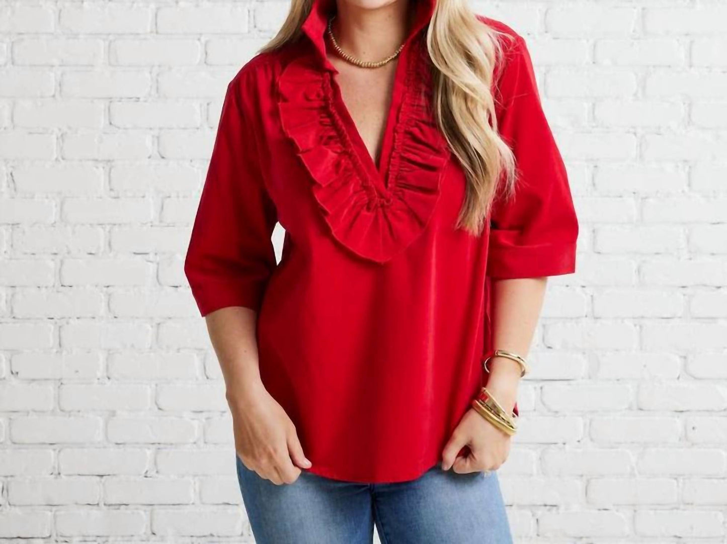 Caryn Lawn - Maya Corduroy Top