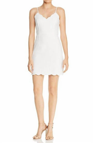 Aqua - Vestido de coquetel curto com fenda