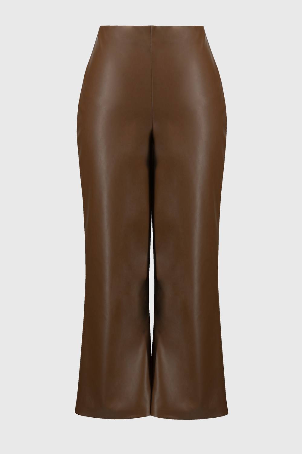 Joseph Ribkoff - Leatherette Wide-leg Pull-on Pants