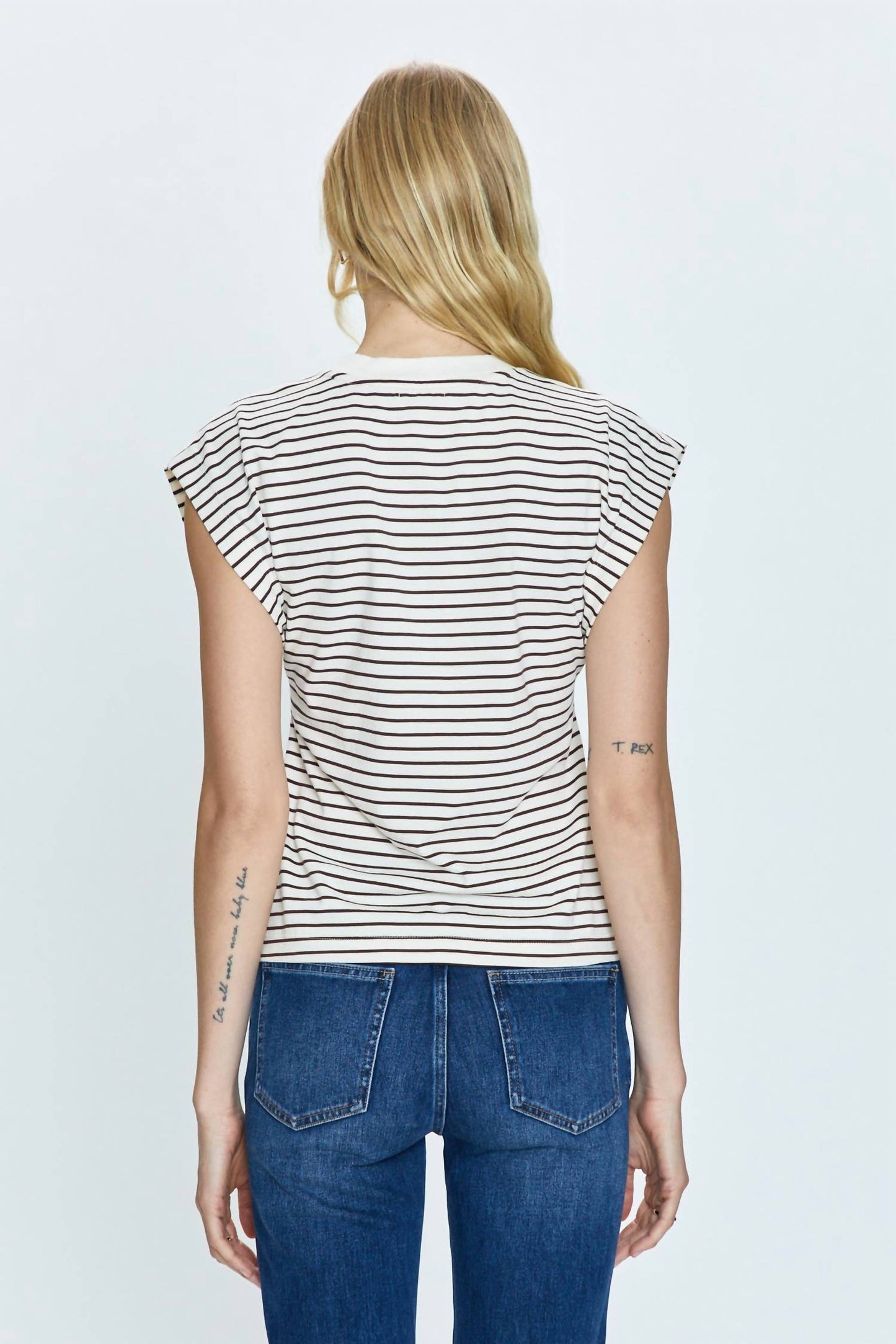 Pistola - Marina Wide Shoulder Muscle Tee Top