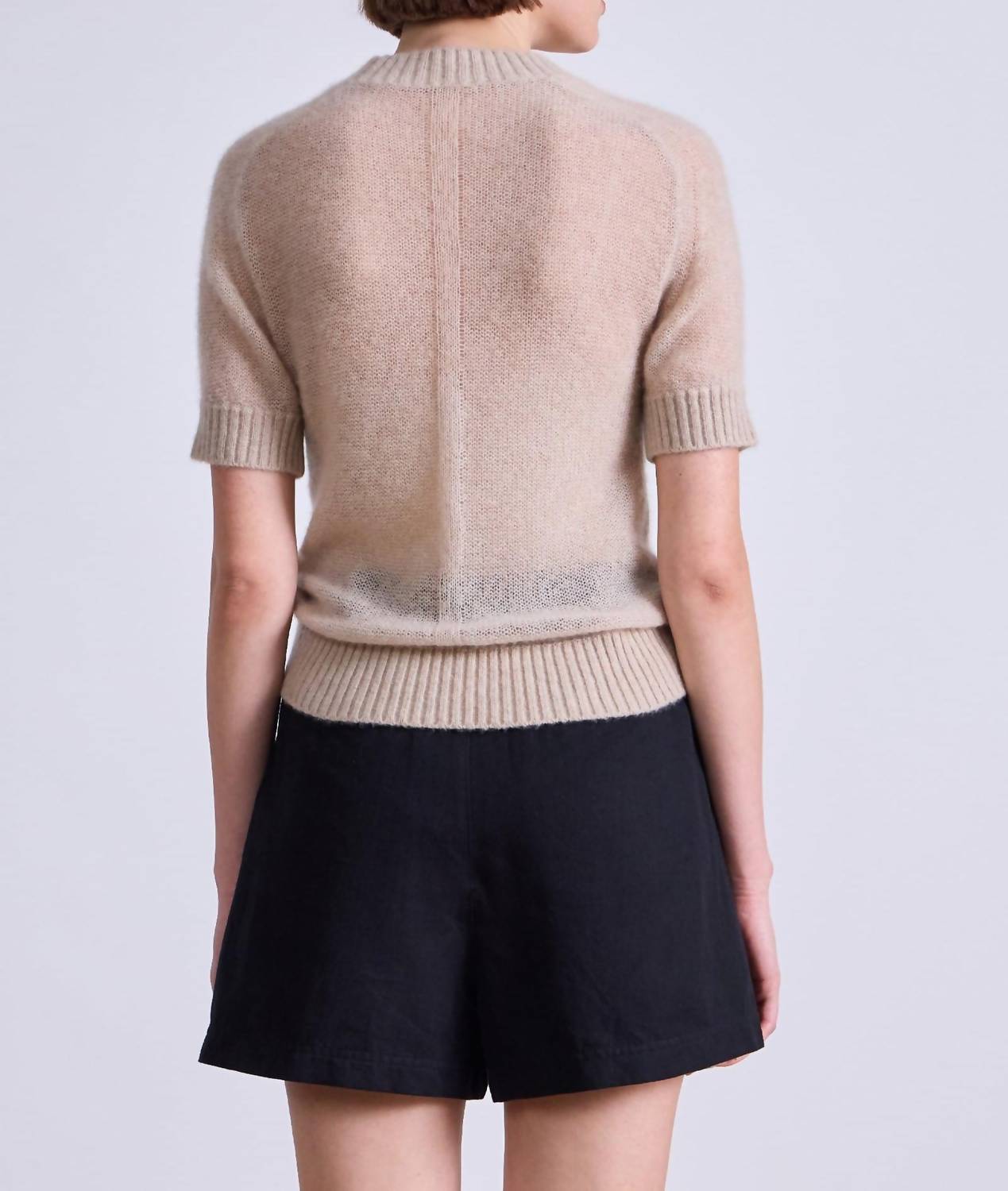 Apiece Apart - Softest Tissue Short-sleeve Sweater