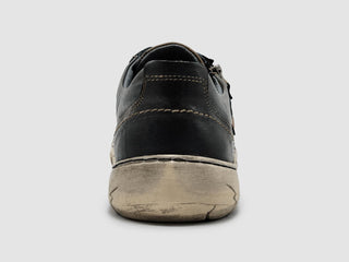 Kcr Group - Sapatos de couro com zíper originais masculinos