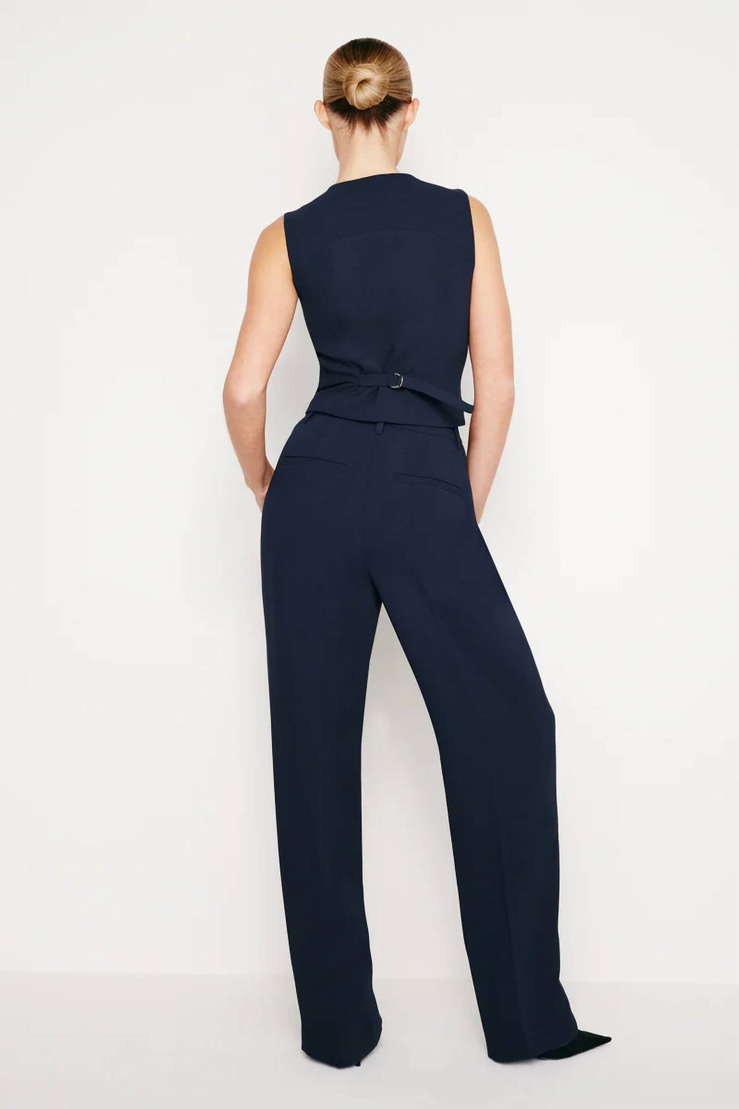 Good American - Luxe Suiting Column Pant