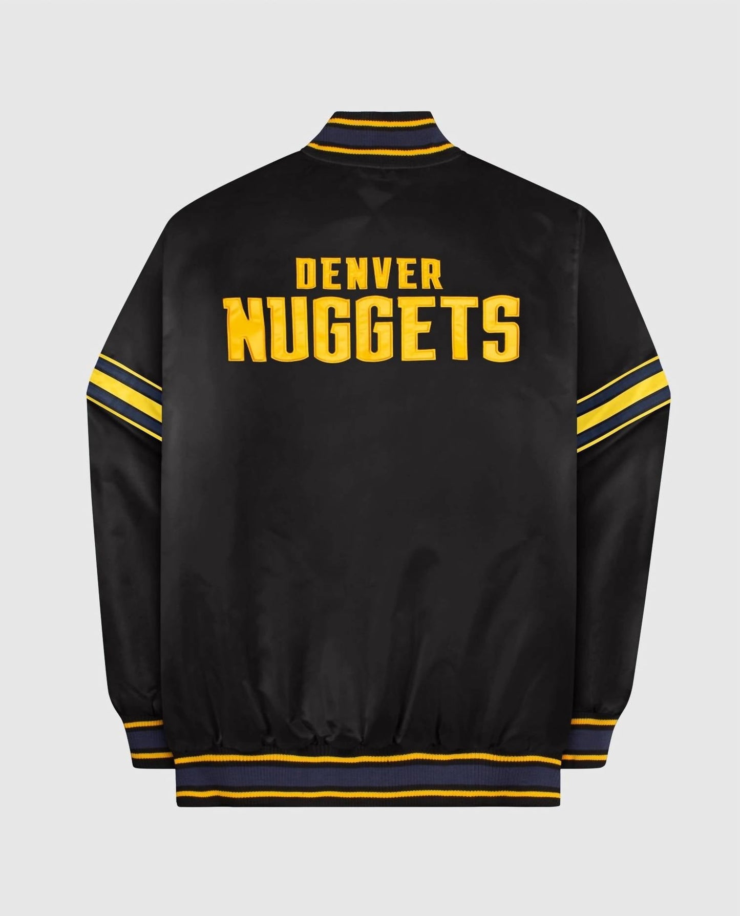 Starter - Men's Denver Nuggets Satin Full-snap Jacket