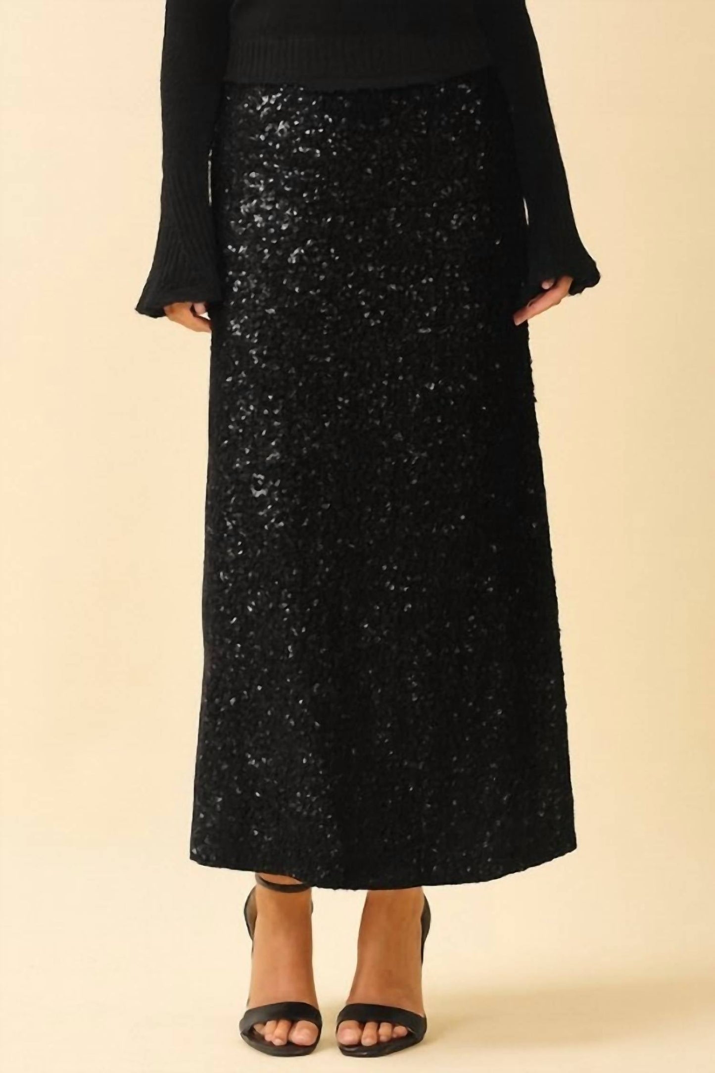 Aemi + Co - Sequins Maxi Skirt