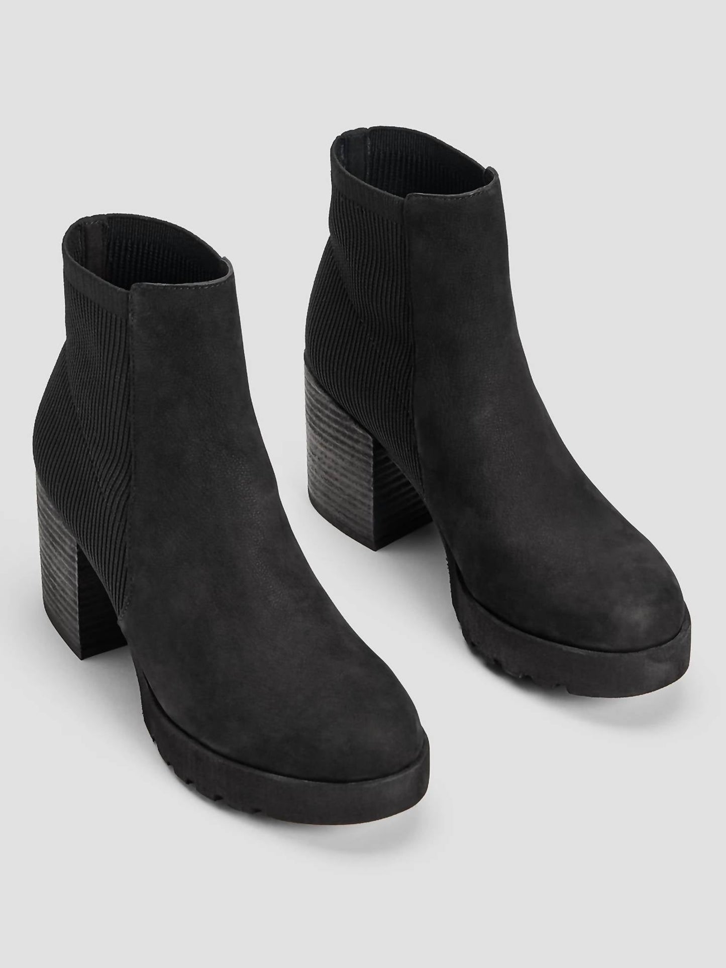 Eileen Fisher - Women's Farrah Leather Tumbled Nubuck Bootie