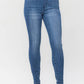 Judy Blue - High Waist Release Hem Skinny Denim Jeans