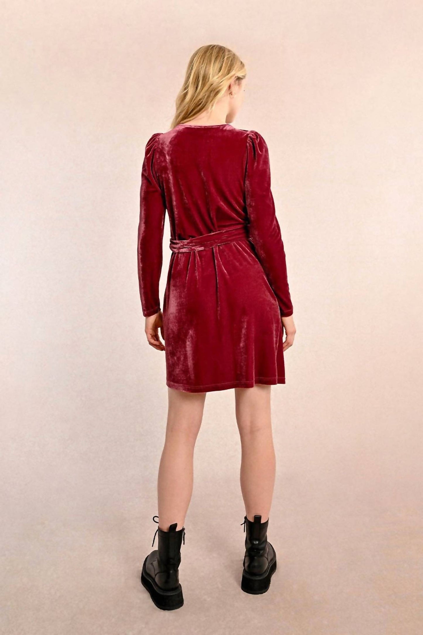 Molly Bracken - Asymmetrical Velvet Dress