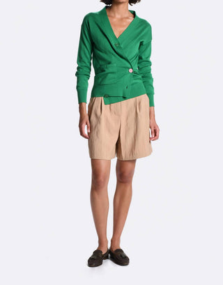 Cissa - Wrap V Neck Cardigan