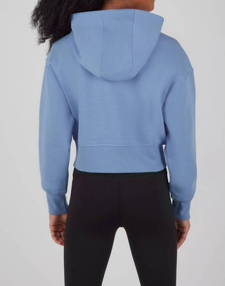 90 Degree By Reflex - Girls Scuba Full Zip Hooded Jacket