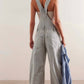 Free People - We The Free Good Luck Striped Overalls
