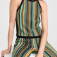 Nation Ltd - Mari Crochet Stripe Halter Top