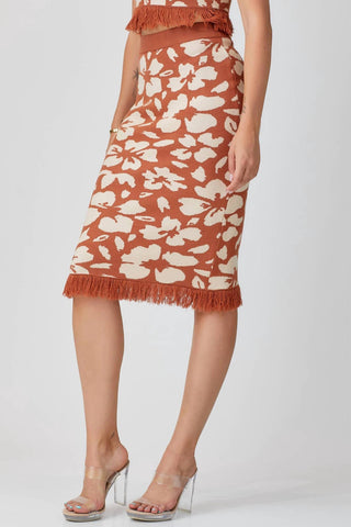 Baevely By Wellmade - Tulum Nights Knit Skirt