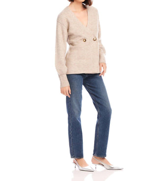 Quinze Vinte - Cardigan Lucy com decote em V