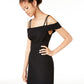 Vestido Teeze Me Junior Off The Shoulder Preto Tamanho 11