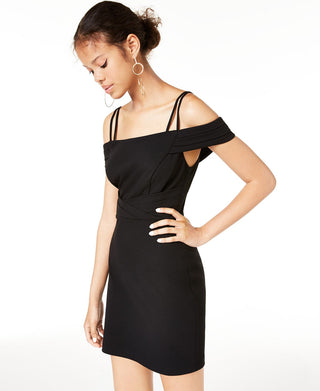 Vestido Teeze Me Junior Off The Shoulder Preto Tamanho 11