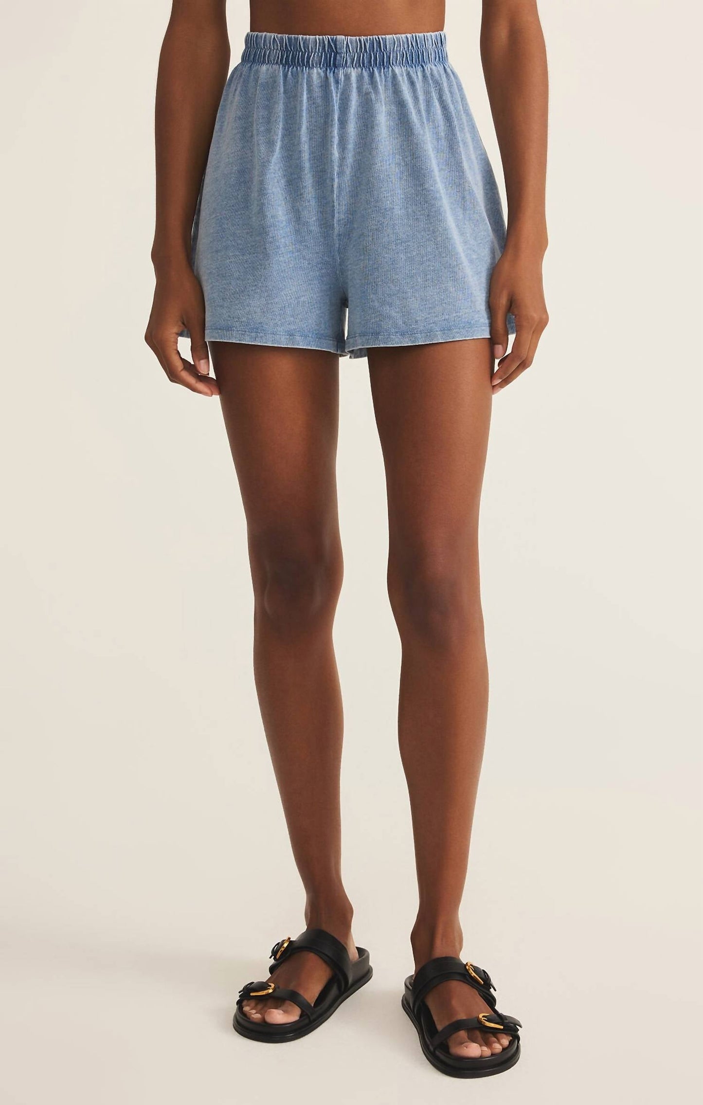 Z Supply - Scout Jersey Denim Shorts