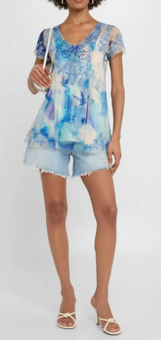 Johnny Was - Blusa de malha Lisette