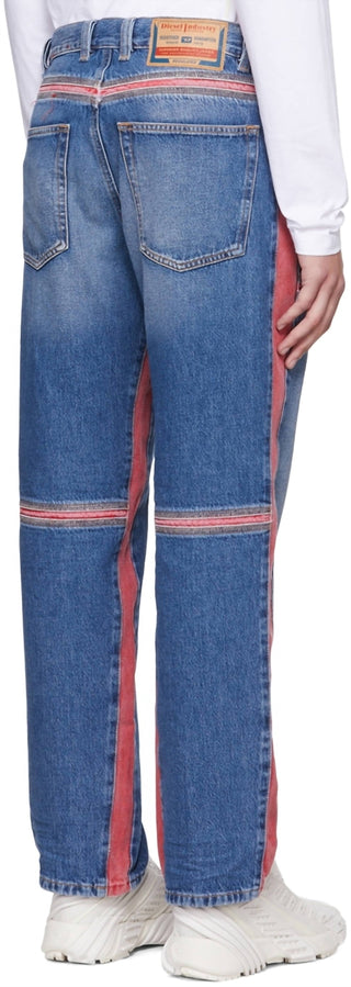 Diesel - Calça jeans reta de cintura média D-mand
