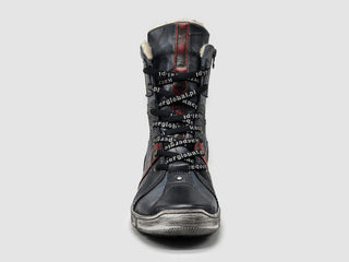 Kcr Group - Men's Tall Comfort Thick Wool-lined Zip-up Leather Boots
