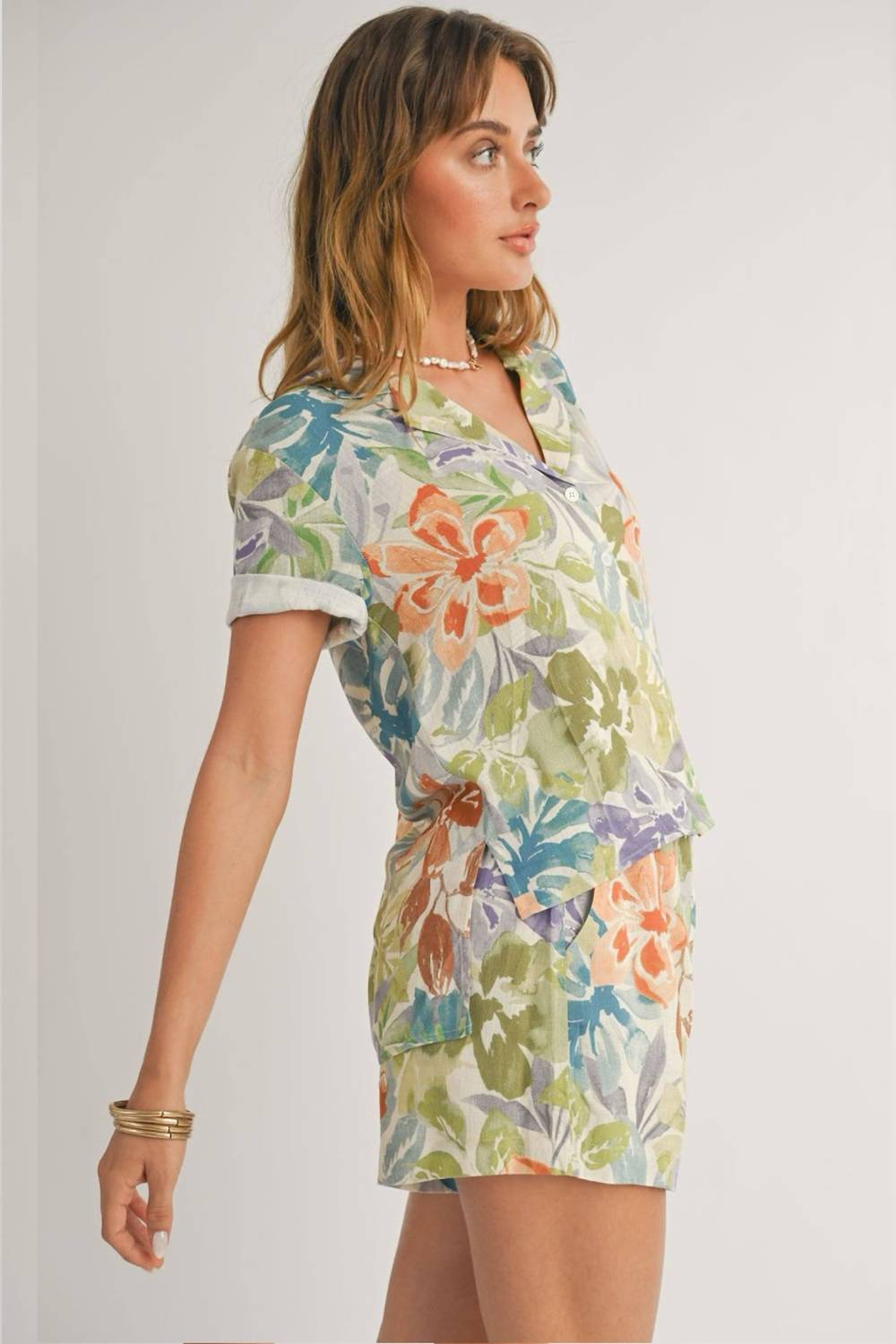 Sage The Label - Beach Club Button Top