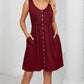 Lily Clothing - Sleeveless Button Pocket Dress