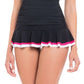 Maiô feminino sem alças Tutti Frutti com controle de barriga Profile By Gottex, preto, tamanho 46