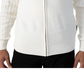 Jaqueta Sean John Masculina com Zíper Completo Branca Tamanho X-G