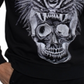 Suéter masculino Sean John de manga comprida com gola redonda estampada, preto, tamanho XXXX-G
