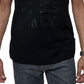 Camiseta masculina Sean John Positive Vibes Pony Hair Graphic, preta, tamanho XXX-G
